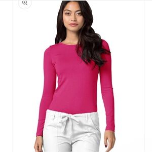 Elegant Fuchsia Long Sleeve Top